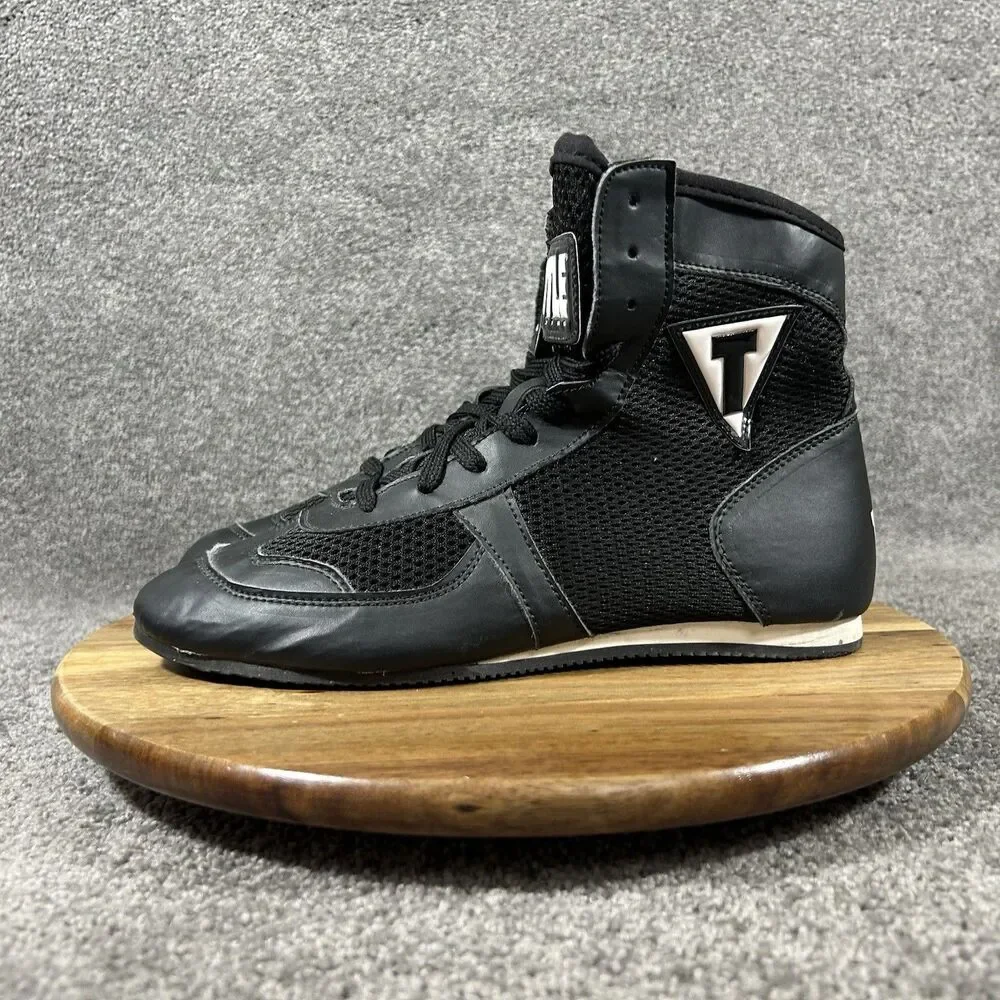 Title Boxing Speed-Flex Encore High-Top Men’s Size 8 Black Boxing Shoes Used